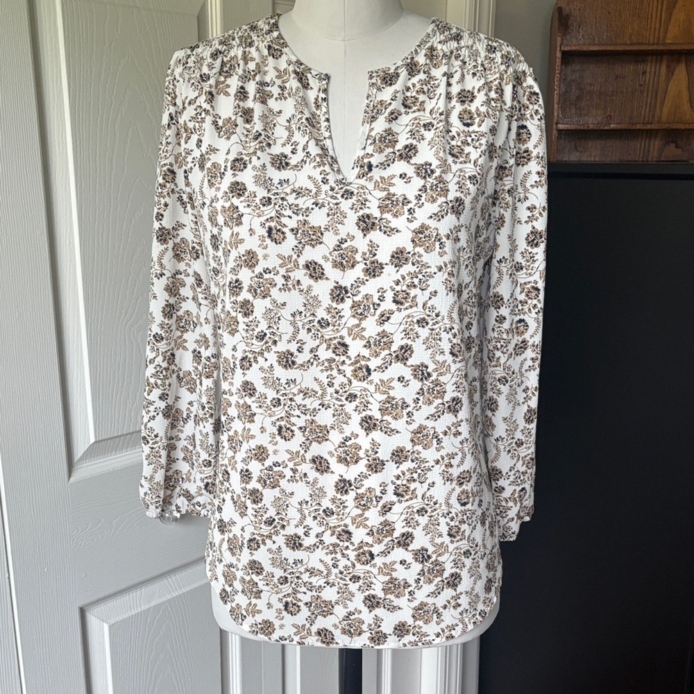 Floral Print Blouse by Monday Fun/Size S